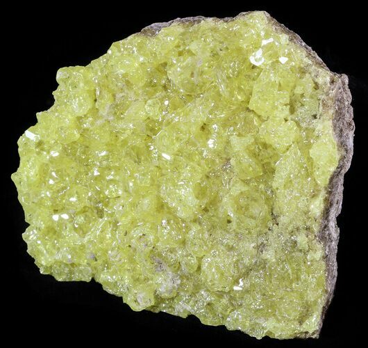 Sulfur Crystals on Matrix - Bolivia #51588